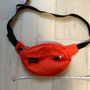 Jansport crossbody belt bag red